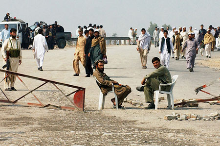 Pakistan - granica, foto: Tariq Mahmood/AFP/Getty Images