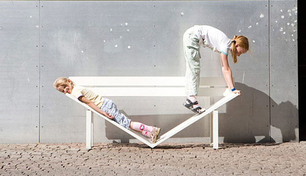 Social Benches by Jeppe Hein