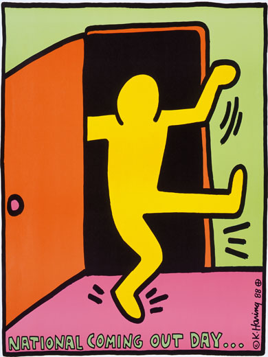 Coming Out Day, Keith Haring