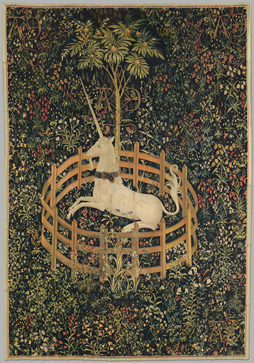 The Unicorn in Captivity, © The Metropolitan Museum of Art http://bit.ly/1iFSZLY
