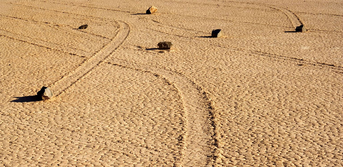 Sailing Stones of Death Valley http://bit.ly/11uCbW8