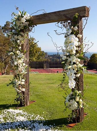 Country wedding arches on Pinterest<