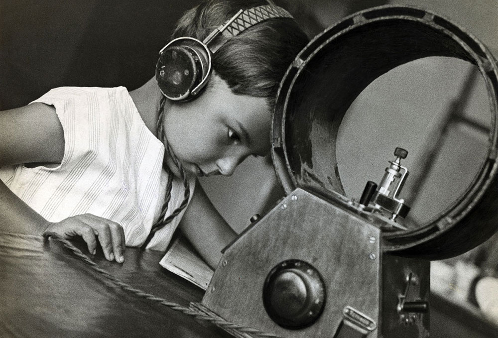 Slušaoci radija, 1929, foto: Aleksandar Rodčenko