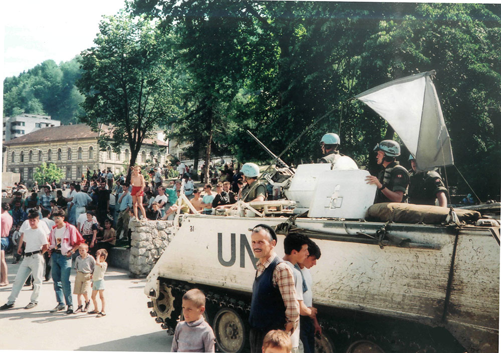 Srebrenica 1993. Snimio Z. Stevanović.