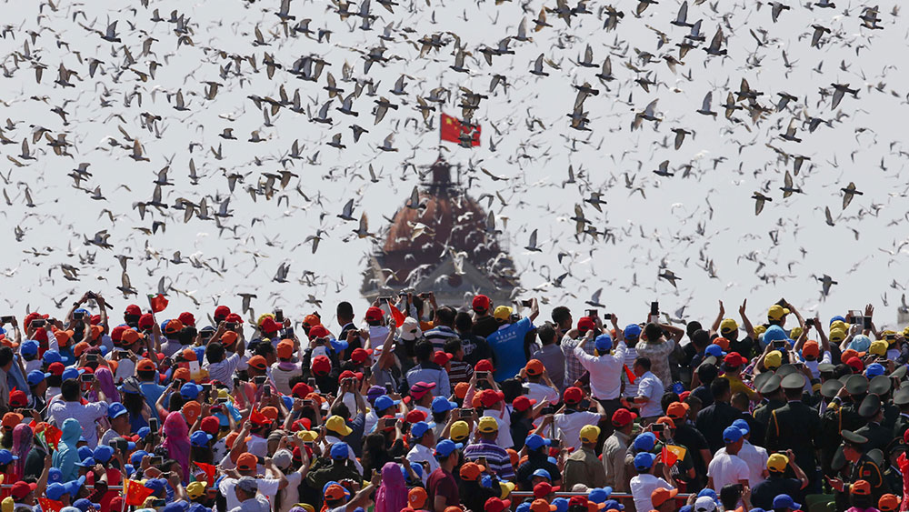 Vojna parada u Pekingu, 3. septembar 2015, foto: Rolex Dela Pena/AP