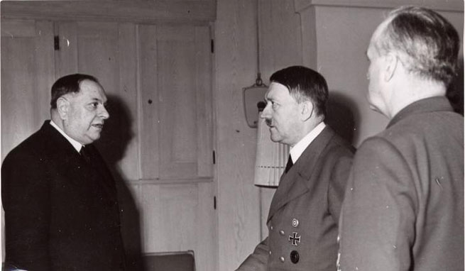 Milan Nedić i Adolf Hitler