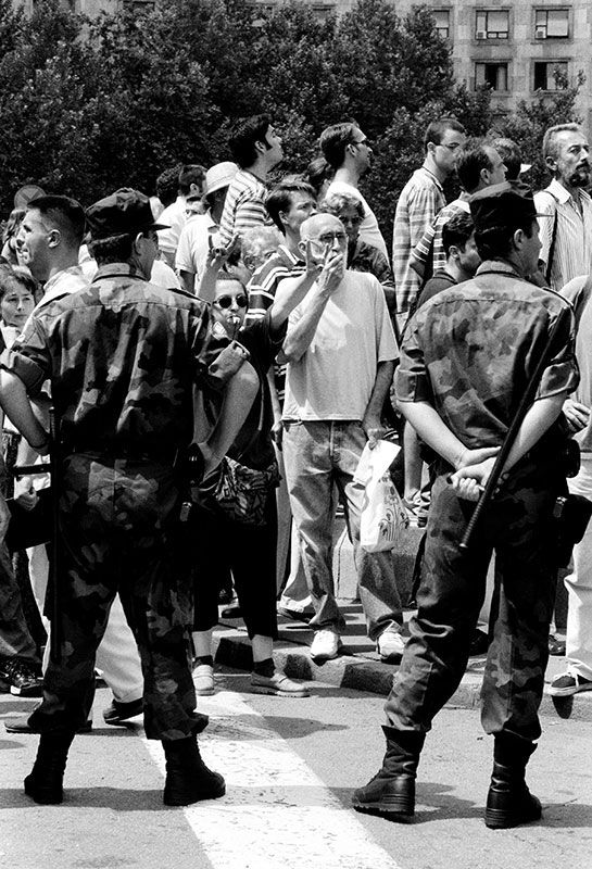 Demonstracije protiv Miloševića, foto: Goranka Matić