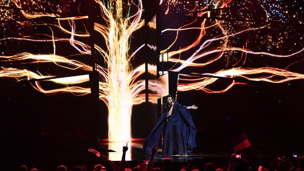 Džamala, pobednica Evrovizije 2016, foto: Martin Meissner/AP