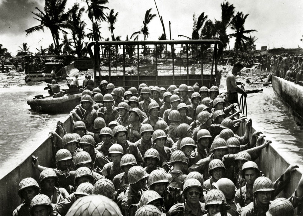 Američke trupe na Pacifiku tokom II svetskog rata, foto: Paul Popper/Popperphoto/Getty Images