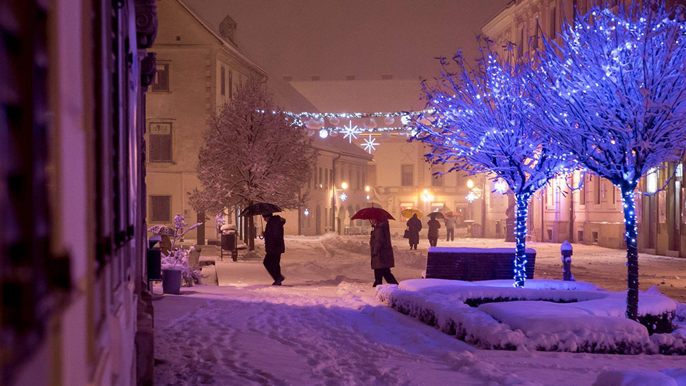 Varaždin u snijegu, foto: Siniša Sović