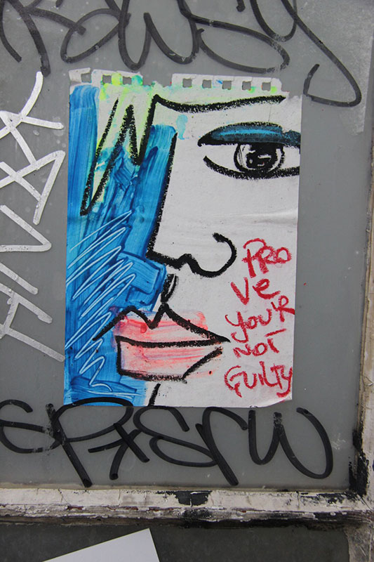 „Dokaži da nisi kriva", foto: Miljana Radivojević, East London street art