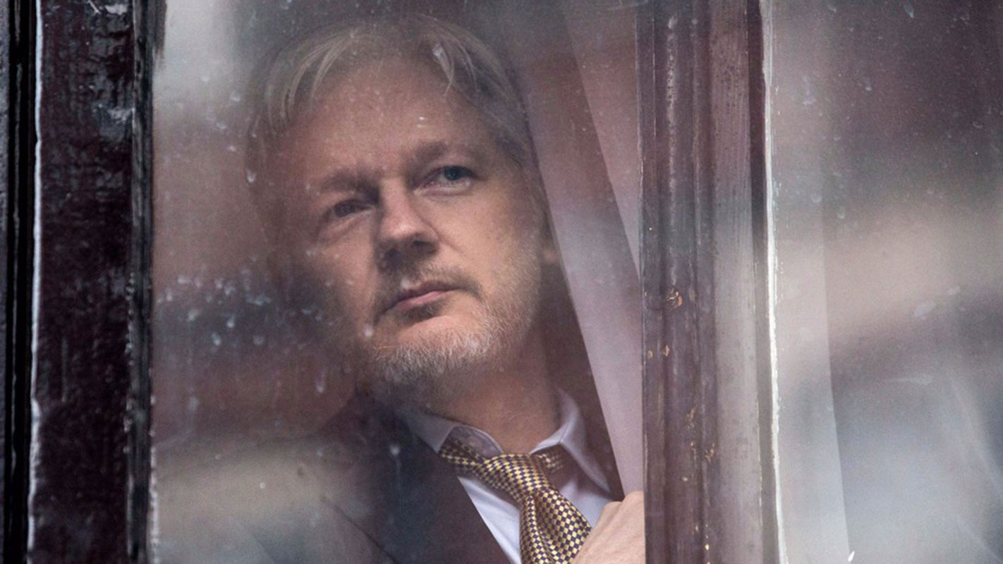 Julian Assange, foto: REX/Shutterstock