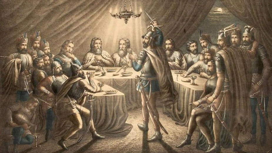 Adam Stefanović, Kneževa večera, 1871.