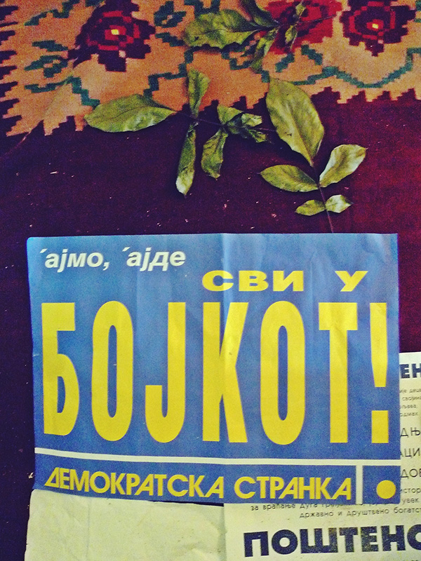 Bojkot izbora 1997, foto: Predrag Trokicić
