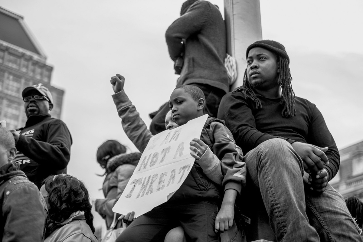 Protesti u Baltimoru 2015, foto: Devin Allen, iz knjige „Divni Geto“
