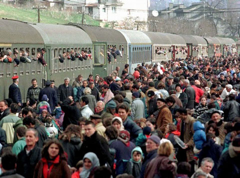 Železnička stanica Priština, 1999.