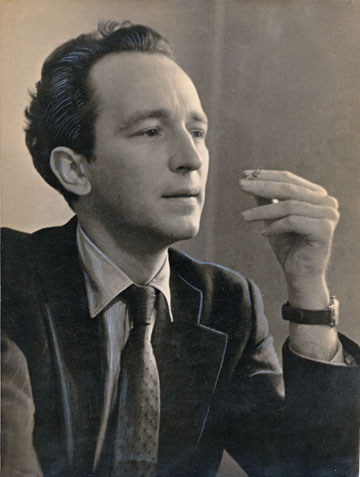 Radomir Konstantinović, 1960, foto: Dušan Milovanović