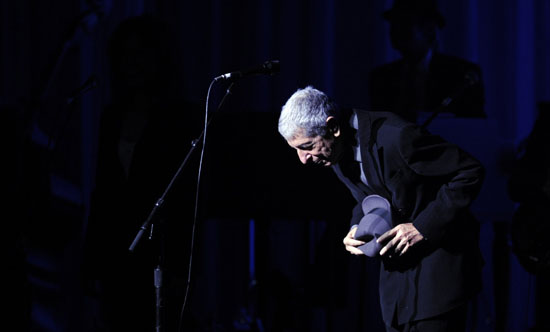 Leonard Cohen, Toronto, 2008.