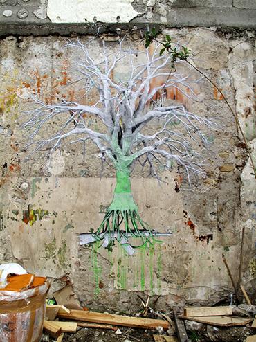 Artist Ludo, Nature's Revenge, Paris