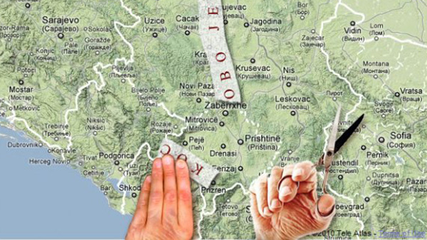 Makaze seku Kosovo sa mape Srbije