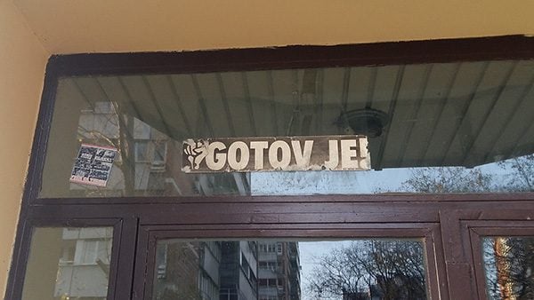 nalepnica Gotov je!
