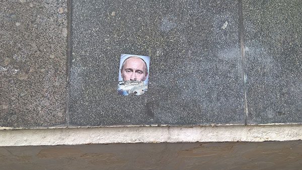 nalepnica sa likom Putina
