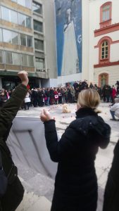 Протест у Београду, Плато код Филозофског, 26.12.2018.