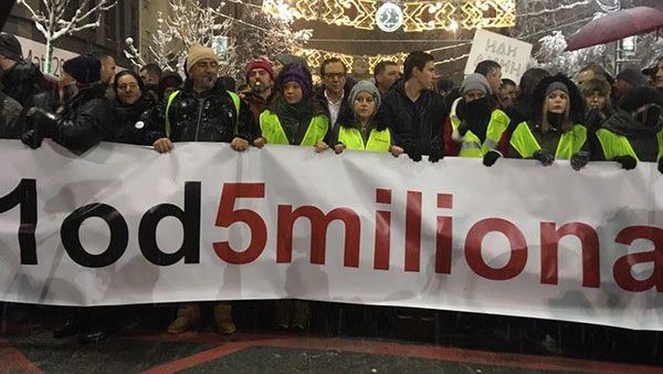 Protesti u Beogradu, decembar 2018.