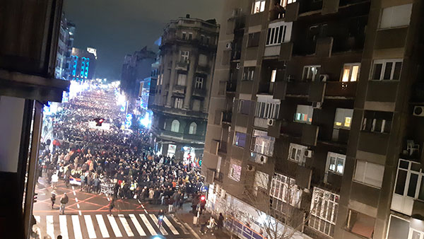 Protesti u Beogradu 22.12.2018.