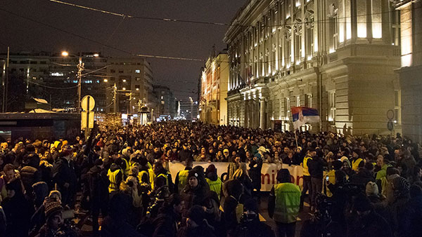 Protesti u Beogradu #1od5miliona