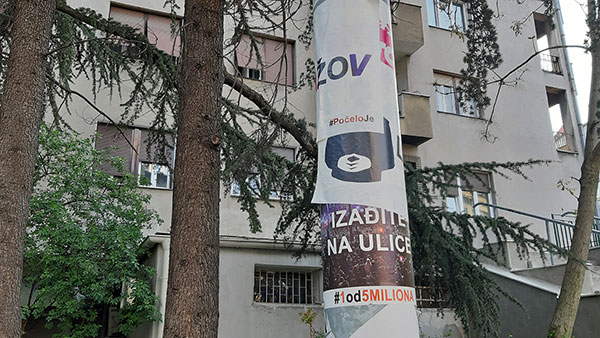 Nalepnice na banderi: Lažov, Izađite na ulicu