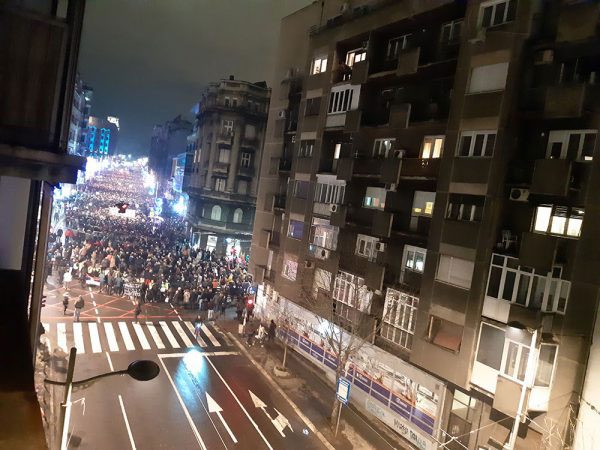 Protesti u Beogradu 22.12.2018.