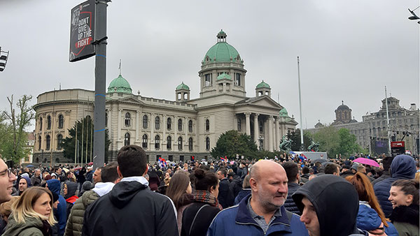 Don't give up the fight, protesti u Beogradu 13.4.2019.