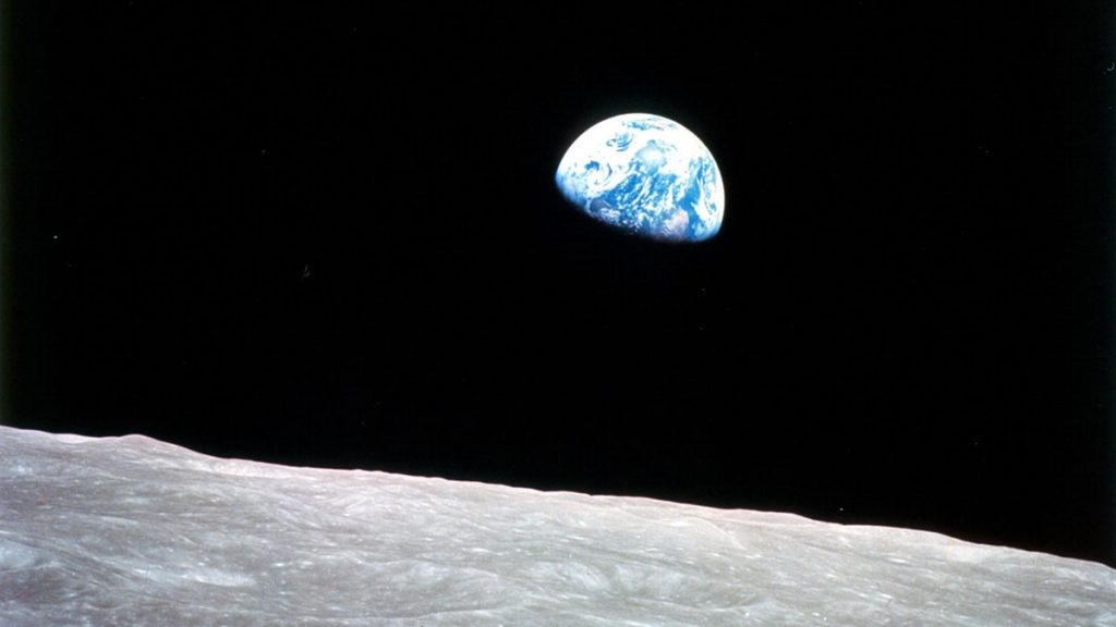 Izlazak Zemlje sa Meseca, Božić 1968, Apolo 8, foto: AFP/Getty Images