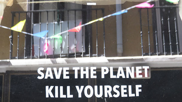 Ubij se i spasi planetu, Foto: Peščanik