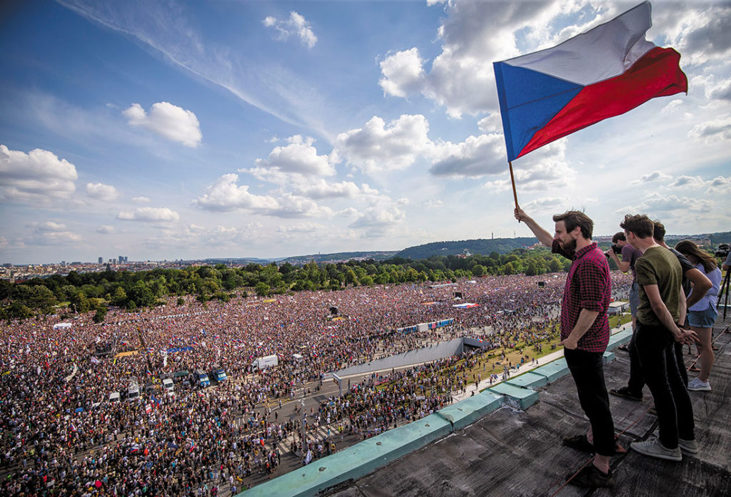 Protesti u Pragu 23. juna 2019, foto: Gabriel Kuchta/Getty Images