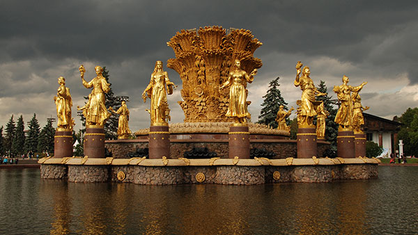 Fontana Družba narodov, VDNH, Moskva, foto: Konstantin Novaković