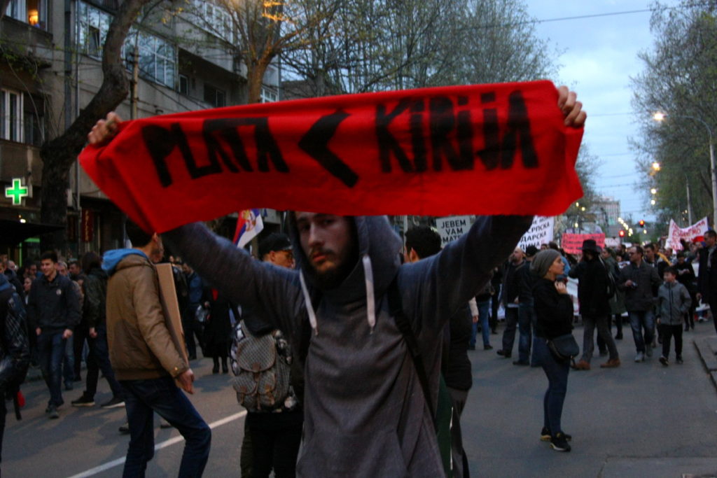 Protest u Beogradu, foto: Marko Miletić