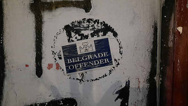 Nalepnica: Belgrade Offender