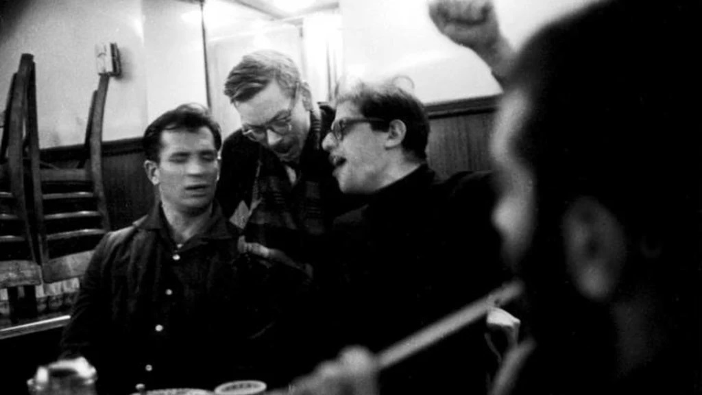 Jack Kerouac, Lucien Carr and Allen Ginsberg in New Work, 1959.