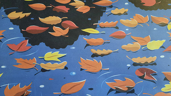 Ilustracija jesenjeg lišća