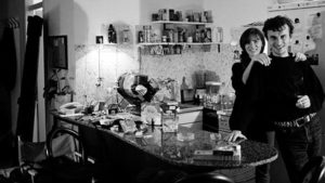 Mira Furlan i Goran Gajić pred odlazak u Ameriku iz Beograda u novembru 1991, foto: Goranka Matić