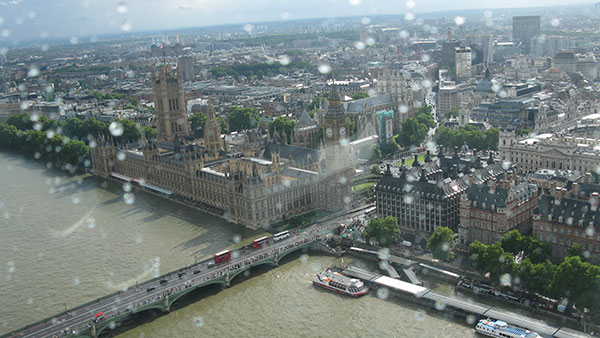 London fotografisan iz aviona