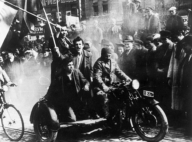 Demonstracije u Beogradu 27. marta 1941, foto: Milan Roglić/Wikimedia Commons