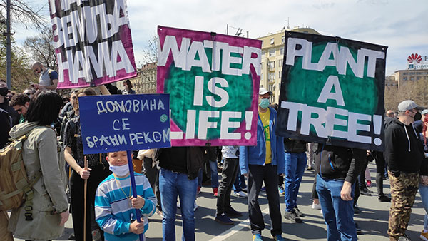 Ekološki ustanak u Beogradu, april 2021, foto: Peščanik