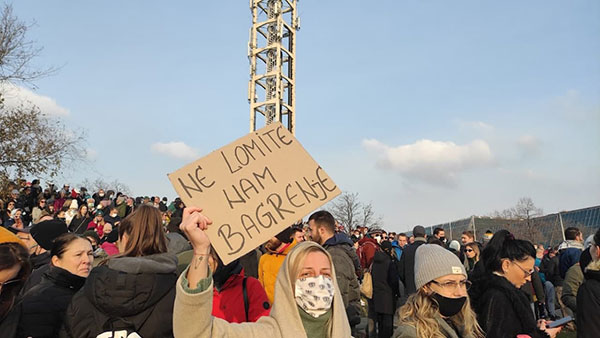 Protesti u Beogradu, decembar 2021.