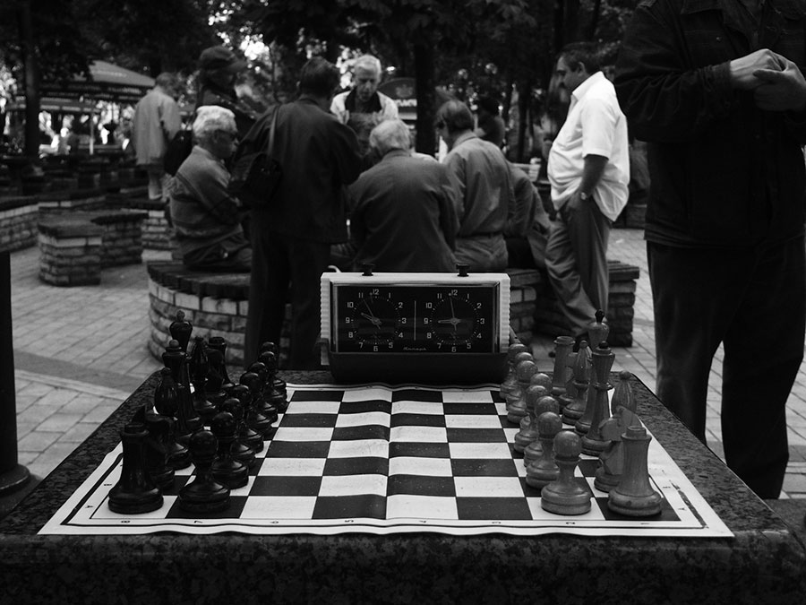 Šah u parku, Kijev 2006, foto: Robert Broadie/Wikimedia Commons