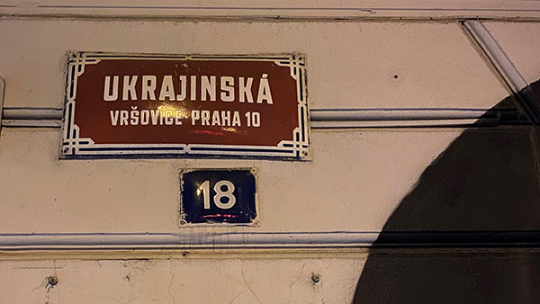 Ukrajinska ulica u Pragu