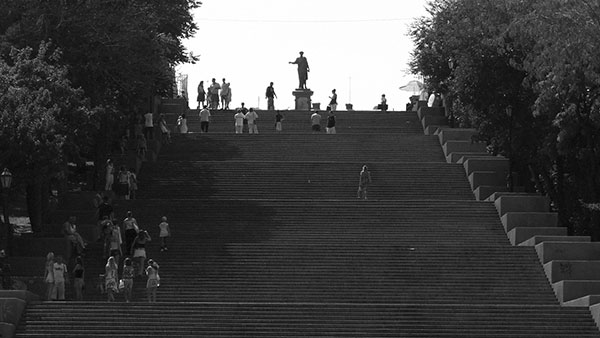 Potemkinove stepenice u Odesi pre rata, foto: Konstantin Novaković