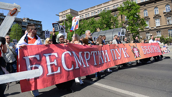Marš povodom Dana pobede, foto: Vesna Anđić